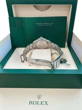 Rolex Yacht-Master 40mm Silver Dial Platinum Bezel Oyster Steel Mens Watch 16622 20