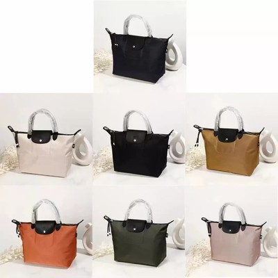 Longcham Le Plage Tote Bag Nylon Energy 2.0 Pferd Stickerei  Größe: Mini, S, M