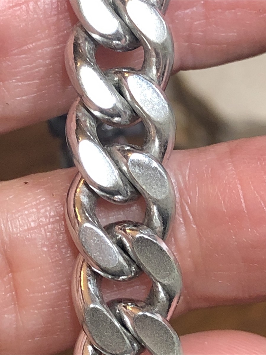 Vintage SPEIDEL 925 Sterling Chain & Shields JOE BILDERBACK Bar