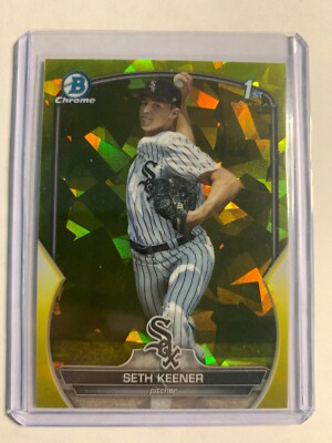 2023 1st Bowman Chrome Draft Sapphire Edition Yellow #D /75 Seth Keener #BDC-94