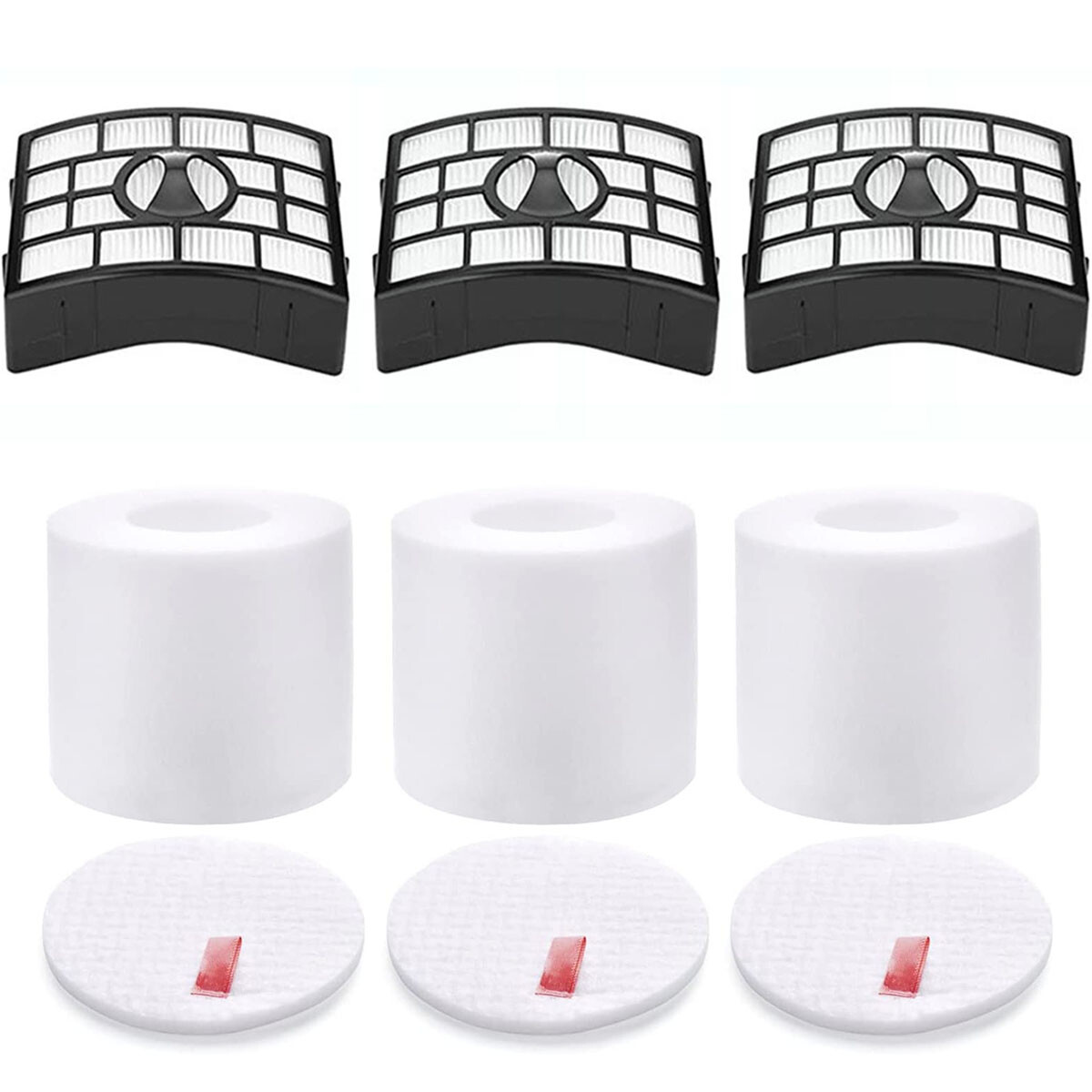 HEPA & Foam Felt Filter For Shark NV650, NV650W, NV651, Vacuum XHF650