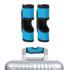 2Pcs Luggage Handle Wrap Hollow Luggage Identifiers for Luggage Light Blue