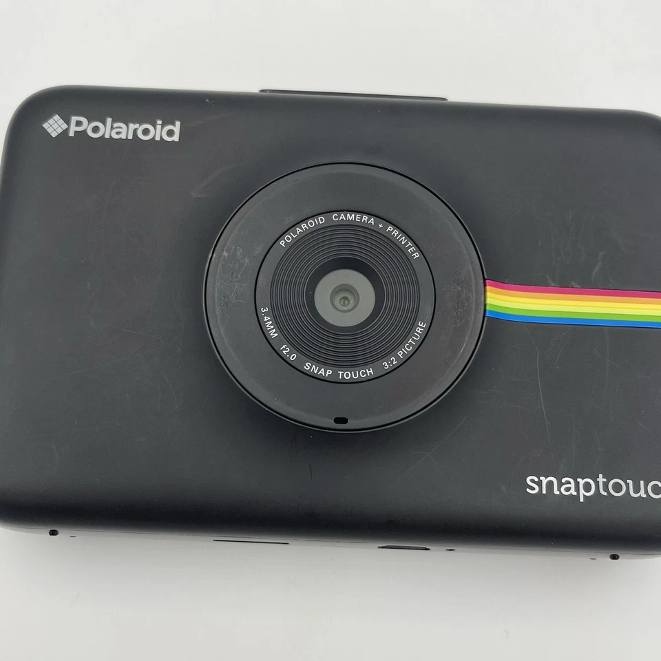 Polaroid Snap Touch Instant Print Digital Camera LCD Black - For Parts / Repair - Image 4 of 4