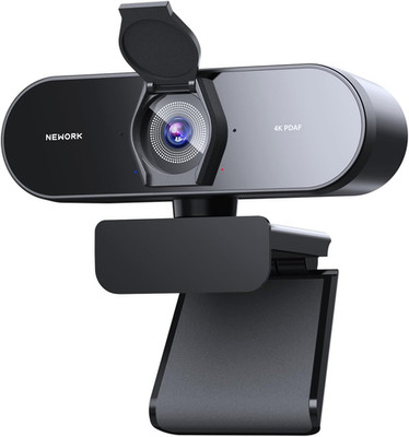4K Webcam Für PC Mit Schnellem Autofokus | Ultra HD 4K, 2 Mikrofone Mit Rauschun