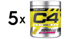 5 x Cellucor C4 Original, Watermelon - 396g (80,80 EUR/kg)