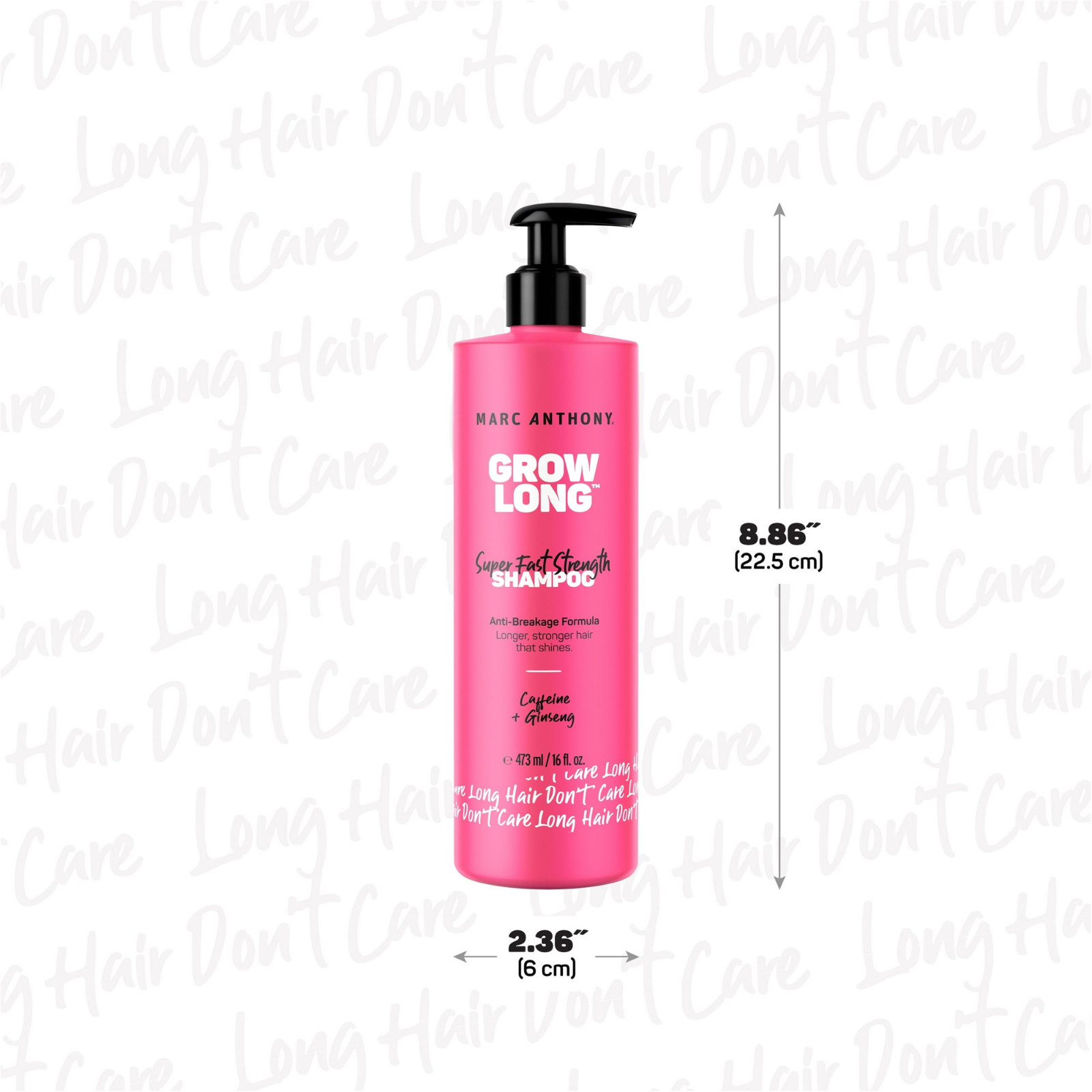 Marc Anthony Grow Long Super Fast Strength Shampoo  with Caffeine & Ginseng 16fl