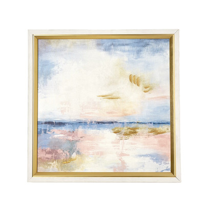 Colorful Abstract Framed Digital Print 24''X24'' by Sona Flynn