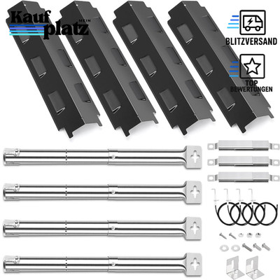 Brennerabdeckung 37cm für Charbroil Gas2Coal + 4 Ersatzteile Grill