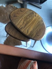 Ercol pebble nest of tables X 2 - P&P £25