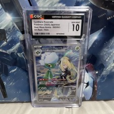 Cynthia's Roserade Sv9a Heat Wave Arena 065/063 Art Rare Holo CGC 10 Japanese