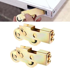 2x Heavy Duty Sliding Door Roller 1-1/4" Steel Ball Bearing Sliding Glass Door
