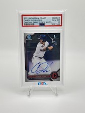 2022 Bowman Draft Chase Delauter Bowman Auto PSA 10. Cleveland Guardians