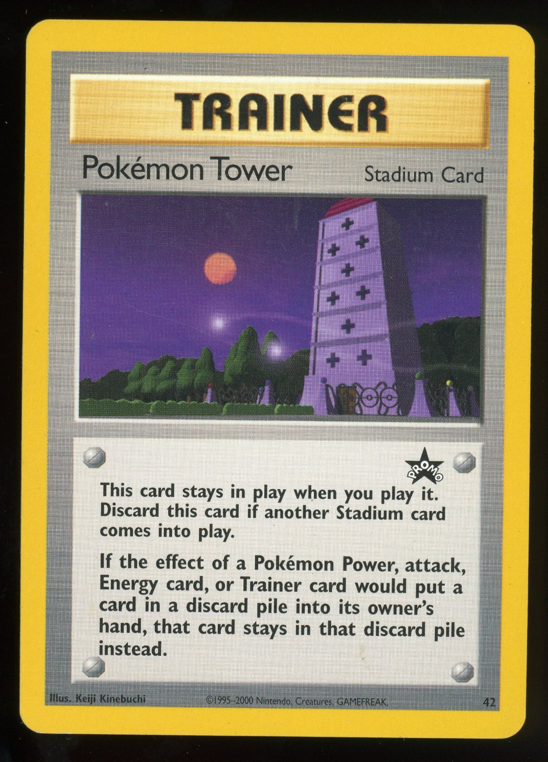 Pokemon - WOTC Black Star Promo - Pokemon Tower - #42