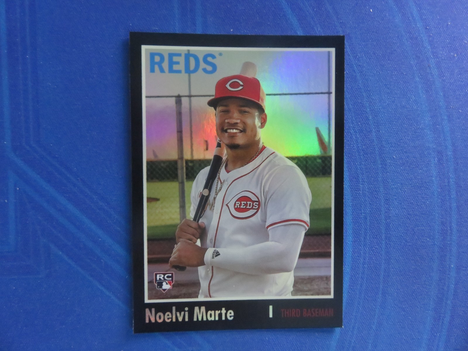 2024 Topps Archives NOELVI MARTE BLACK Foil Parallel Card #158 Reds RC