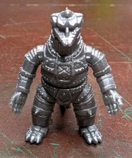 1995 Vintage Bandai Silver Mecha Godzilla Mini Figure Monster Toho Japanese, V2
