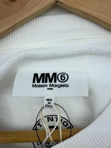 MAISON MARGIELA MM6 Vestito manica lunga S Cotone WHT Stampa S52CT0685