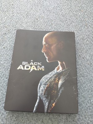 Black Adam 4K Ultra HD UHD + Blu-ray (2 Discs) Steelbook Dwayne Johnson DC
