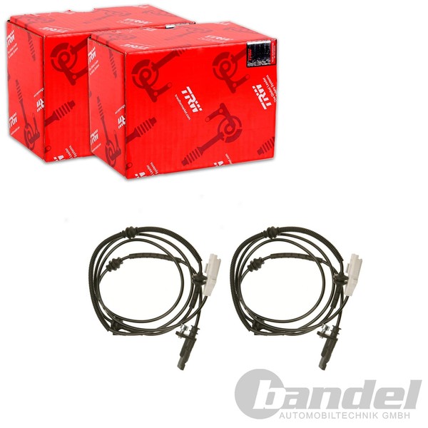 2X TRW ABS-SENSOREN Raddrehzal Hinten Beidseitig Passend FÜR CitroËN C5 C6-image