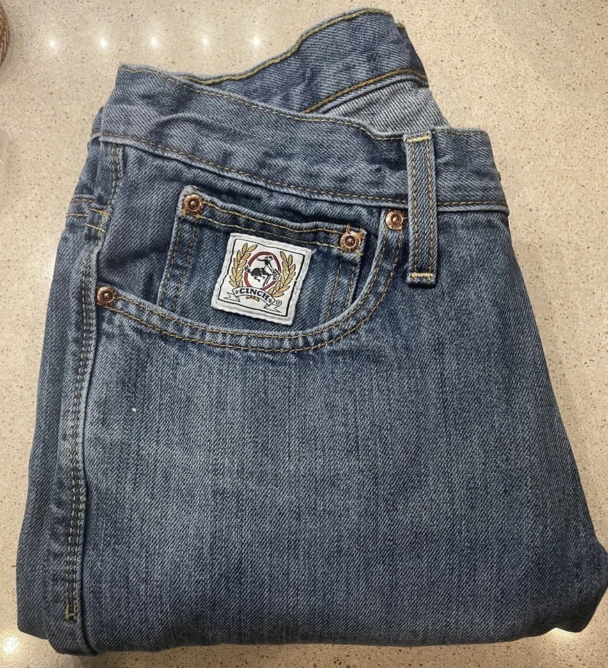 Cinch Jeans Mens 29x30 White Label Straight Relaxed Fit Denim Cowboy Ranch Rodeo - Image 2 of 4