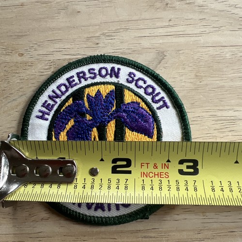 VINTAGE 1994 Henderson Reservation Camp Patch Otschodela Council BSA - Foto 3 di 5