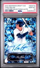 2024 Bowman Chrome Theo Gillen Auto Sapphire Selections #SSA-TG PSA 10