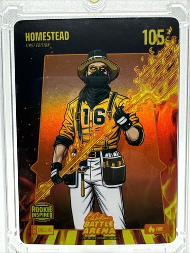 Bo Jackson Battle Arena First Edition Homestead Fire #Grill-112 Rookie Inspired