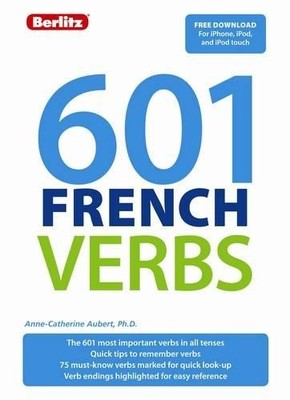 French Berlitz 601 Verbs by Madeline Turran Paperback Book The Fast Free