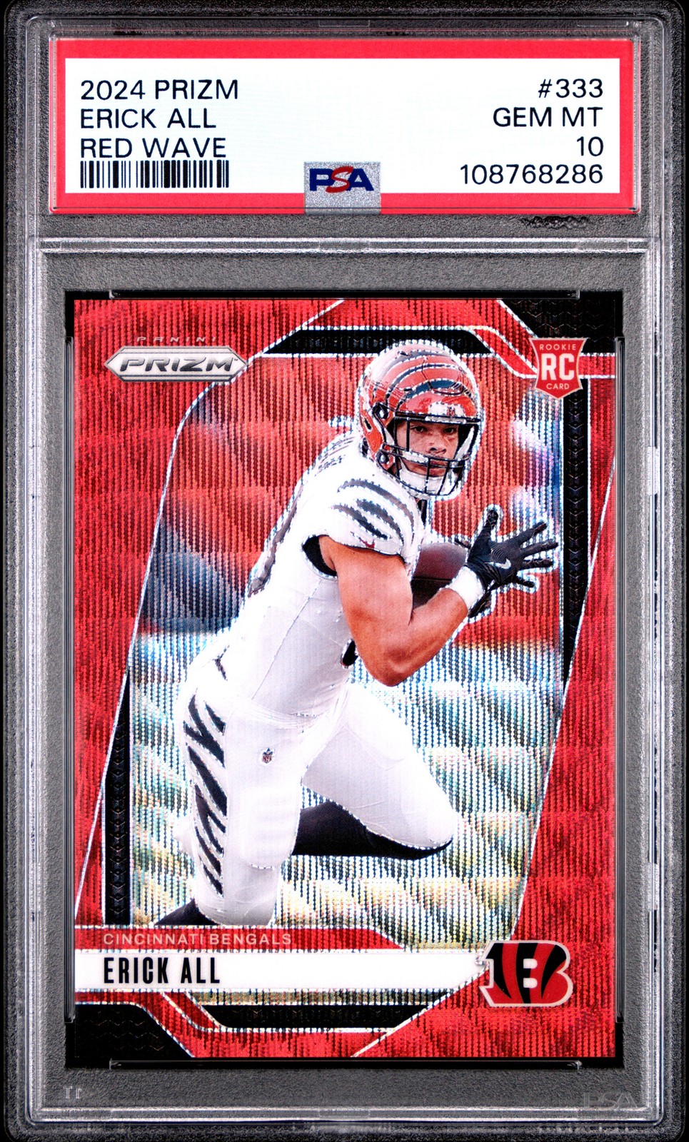 Erick All Panini Prizm #333 Red Wave