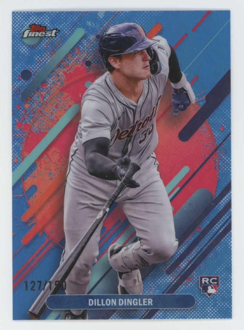 2025 Topps Finest Rare Dillon Dingler 127/150 Detroit Tigers #294