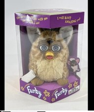 Vintage 1998 Giraffe Brown FURBY - Tiger Electronics - NEW IN BOX