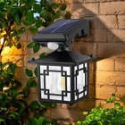 Solar Power Wall Light Outdoor Garden Motion Sensor Lamp LED Waterproof Lantern