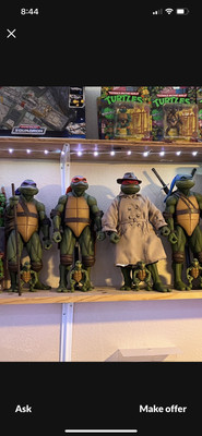 4 NECA Teenage Mutant Ninja Turtles Raphael In Disguise 1:4 Scale TMNT 1990 No B