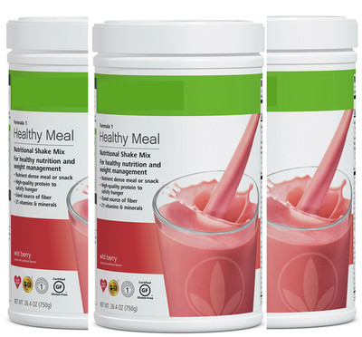 3X Formula 1 Healthy Meal Nutrition  Wild Berry  750g
