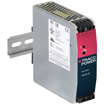 1PC TRACO POWER NORTH AMERICA TIB 240-124EX AC-DC Power Supply, DIN Rail, ATEX,