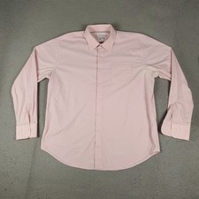 Peter Millar Shirt Mens XL Pink Check Nylon Button Up Summer Comfort