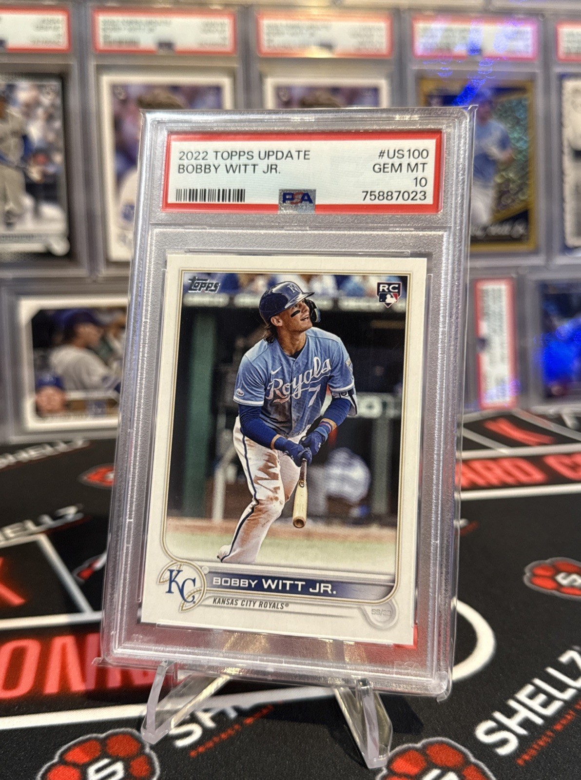 2022 Topps Update Series Bobby Witt Jr. RC #US100 PSA 10 Royals