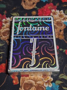Red Fontaine Playing Cards | eBay