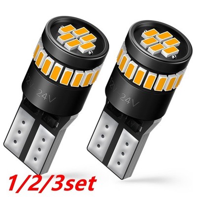 1/2set Amber T10 168 194 LED Front Side Marker Light Bulb Yellow for GMC Chevy K