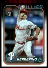 2024 Topps #520 Orion Kerkering RC Rookie Card. rookie card picture