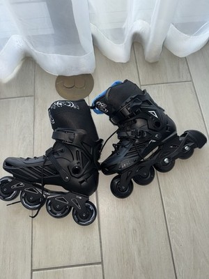 LIKU Black Professional Inline Skates Unisex