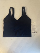 Lululemon Align Tank Top Light Support A/B Cup UK Size 8 US Size 4 True Navy