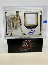 MARQUESE CHRISS 2016 NATIONAL TREASURES COLOSSAL 3 COLOR PATCH AUTO RC #D 88/99