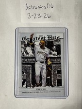 2026 Topps Series One-Greatest Hits Andrew McCutchen Pirates GH-11 Baseball