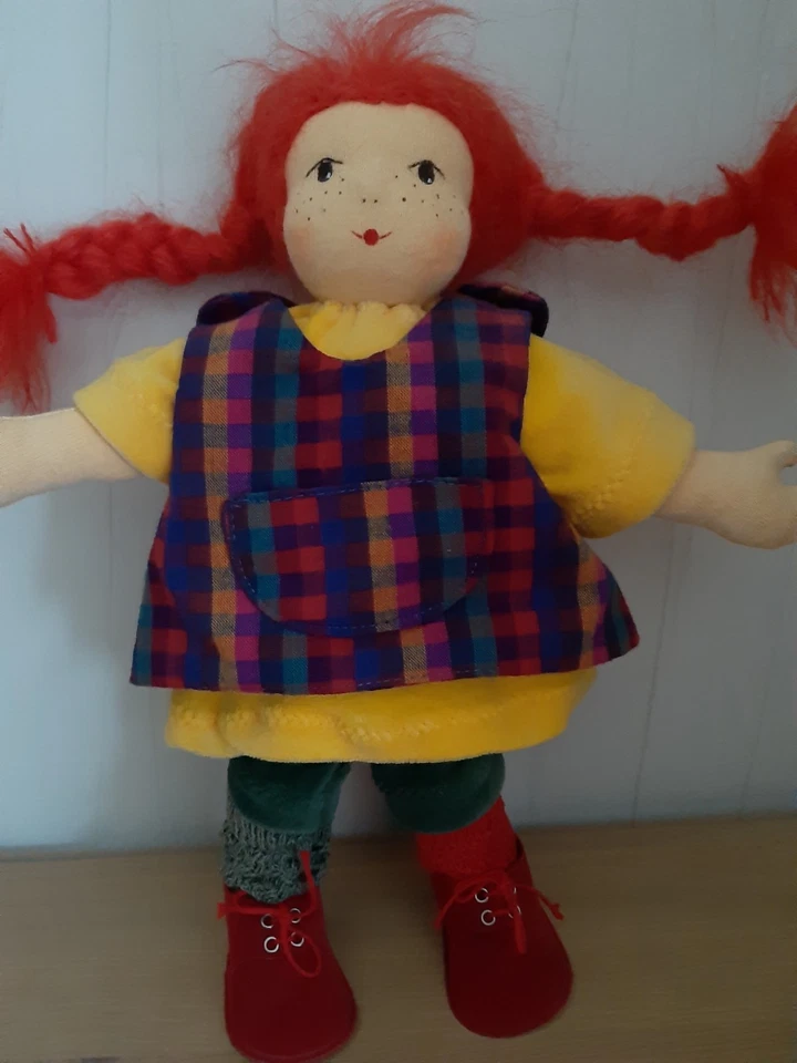 Pippi Langstrumpf, Puppe, Handarbeit, - Bild 2 von 4