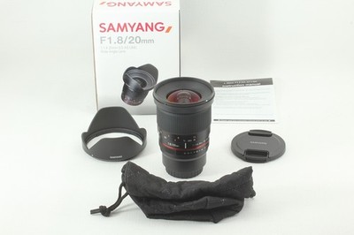 MINT Samyang 20mm F/1.8 ED AS UMC for Micro Four Thirds Lens JAPAN/2303
