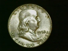 1952 P FRANKLIN HALF DOLLAR  90% SILVER  FREE SHIPPING + TRACKING