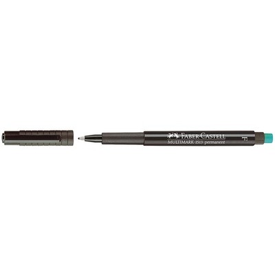 Faber Castell Marker Multimark permanent F 0,6 mm schwarz