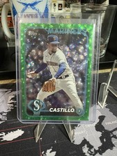 2024 Topps Series 1 - Luis Castillo #54 Green Crackle Foil /499