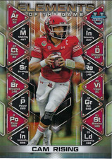 2024 Bowman's Best University - Cam Rising Elements of the Game Refractor #EG-14