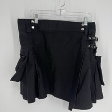 Got Kilt mens 36 black irish scotland pockets utility cosplay renaissance